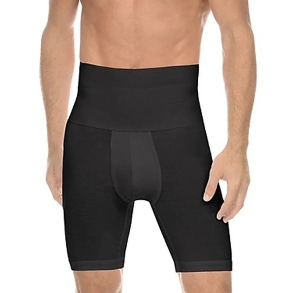 2(x)ist Shapewear Form Boxer Brief Men's Black High Rise Elastic Waist Pull On